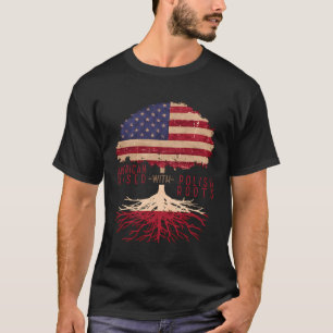Staatsbürgerschaft USA Nationales Erbe Polens T-Shirt