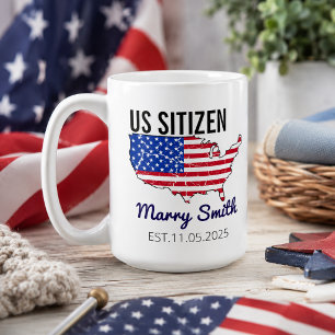 Staatsbürgerschaftstag Amerikanisch – Stolz, ein A Tasse