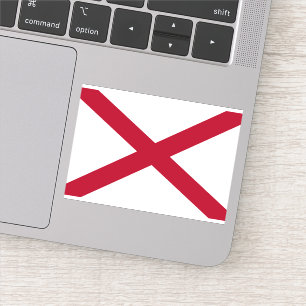 Staatsflagge Alabama Aufkleber