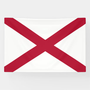 Staatsflagge Alabama Banner