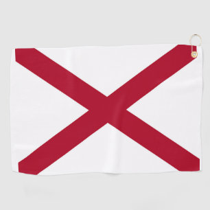 Staatsflagge Alabama Golfhandtuch