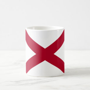Staatsflagge Alabama Kaffeetasse