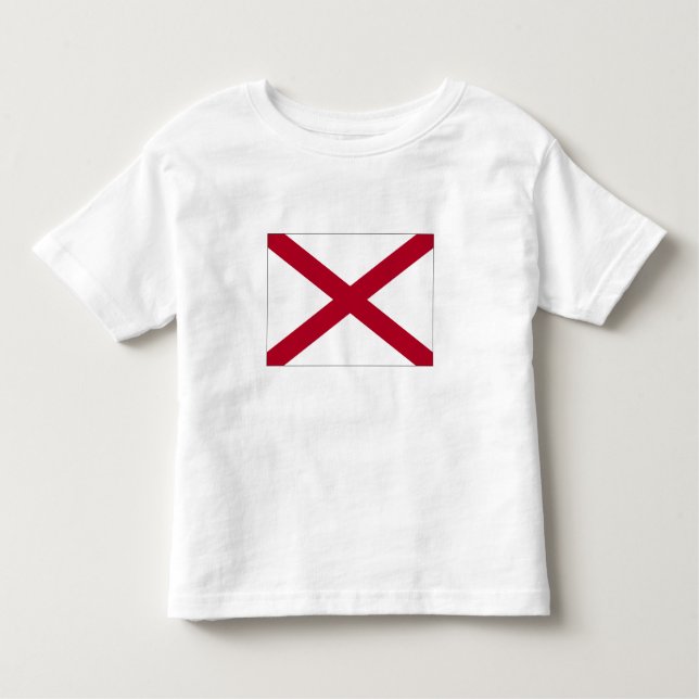 Staatsflagge Alabama Kleinkind T-shirt (Vorderseite)