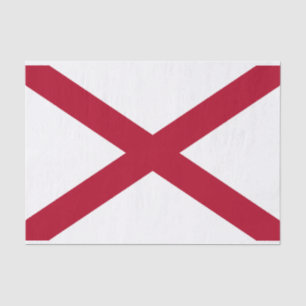 Staatsflagge Alabama Seidenpapier