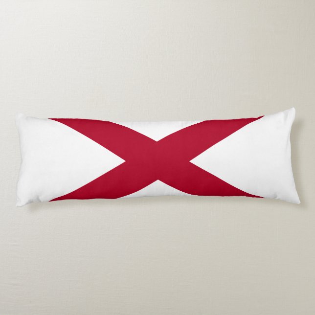 Staatsflagge Alabama Seitenschläferkissen (Rückseite)