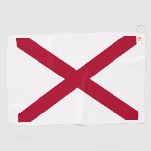 Staatsflagge Alabama, St. Andreas-Krimsonkreuz Golfhandtuch