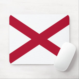 Staatsflagge Alabama, St. Andrew Crimson Cross Mousepad