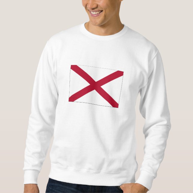 Staatsflagge Alabama Sweatshirt (Vorderseite)