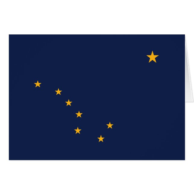 Staatsflagge Alaska (Vorderseite (Horizontal))