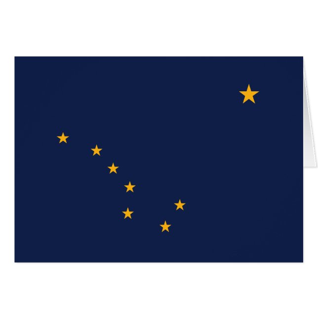 Staatsflagge Alaska (Vorderseite (Horizontal))