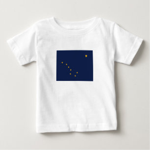 Staatsflagge Alaska Baby T-shirt