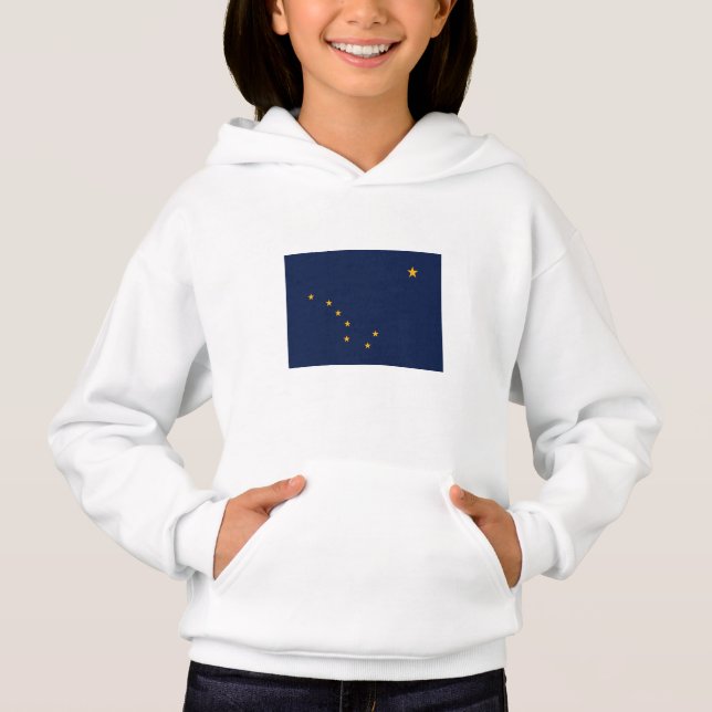 Staatsflagge Alaska Hoodie (Vorderseite)