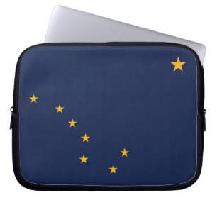 Staatsflagge Alaska Laptop Sleeve