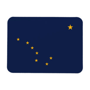 Staatsflagge Alaska Magnet