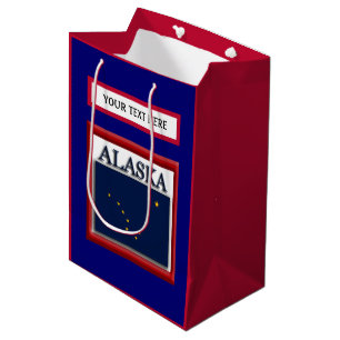 Staatsflagge Alaska Mittlere Geschenktüte