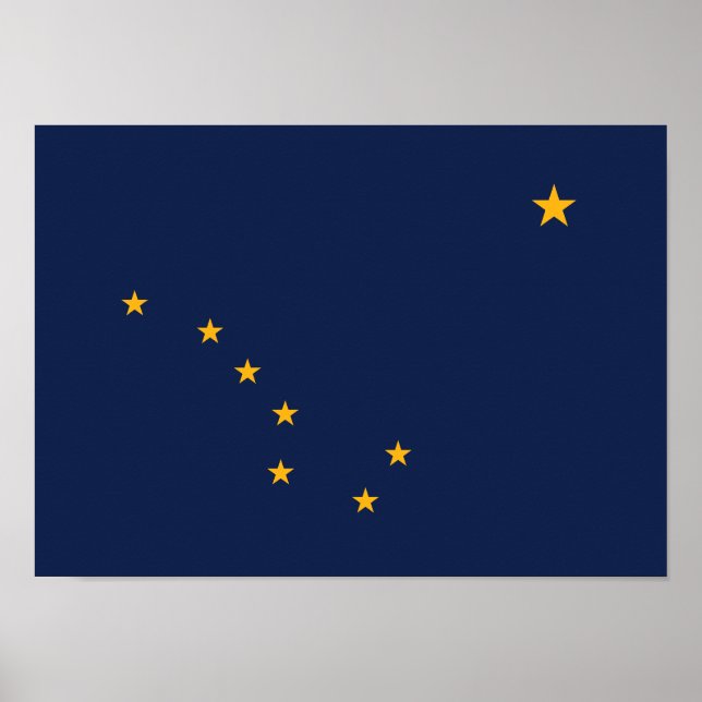 Staatsflagge Alaska Poster (Vorne)