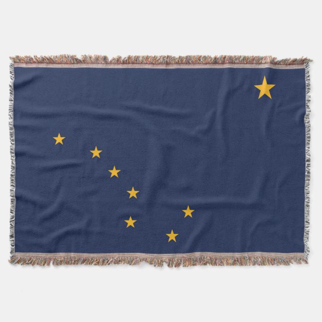 Staatsflagge Alaska Print Patriotic Decke (Vorderseite)
