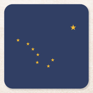 Staatsflagge Alaska Rechteckiger Pappuntersetzer