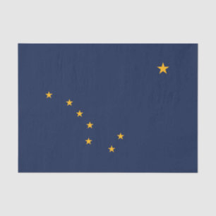 Staatsflagge Alaska Seidenpapier