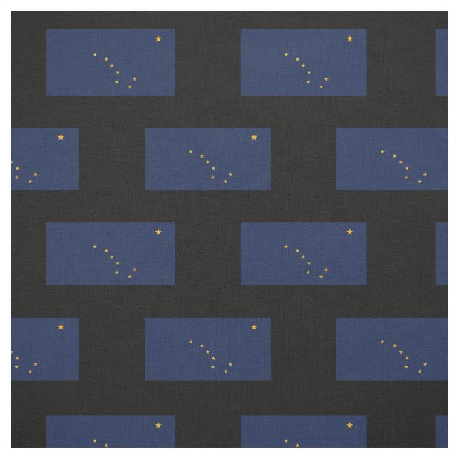 Staatsflagge Alaska Stoff (Muster)