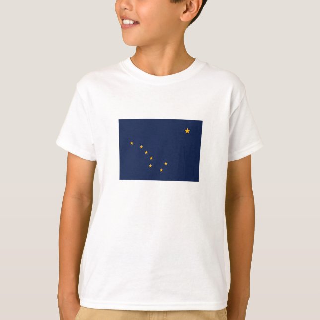 Staatsflagge Alaska T-Shirt (Vorderseite)