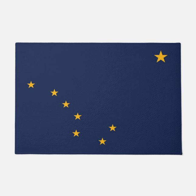 Staatsflagge Alaska, USA Fußmatte (Vorderseite)