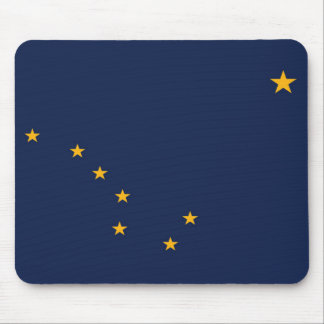 Staatsflagge Alaska, USA Mousepad