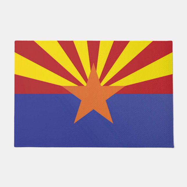 Staatsflagge Arizona, USA Fußmatte (Vorderseite)