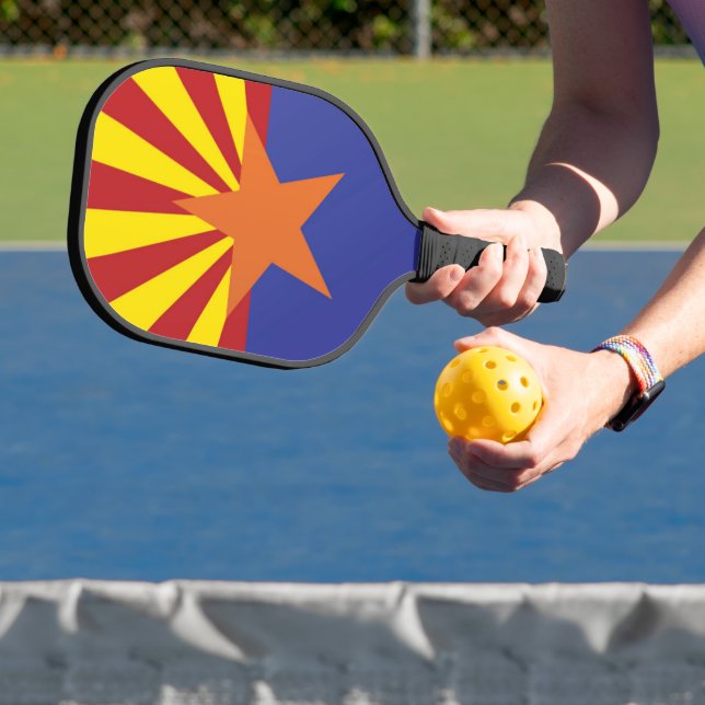Staatsflagge Arizona, USA Pickleball Schläger (InSitu)