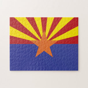 Staatsflagge Arizona, USA Puzzle