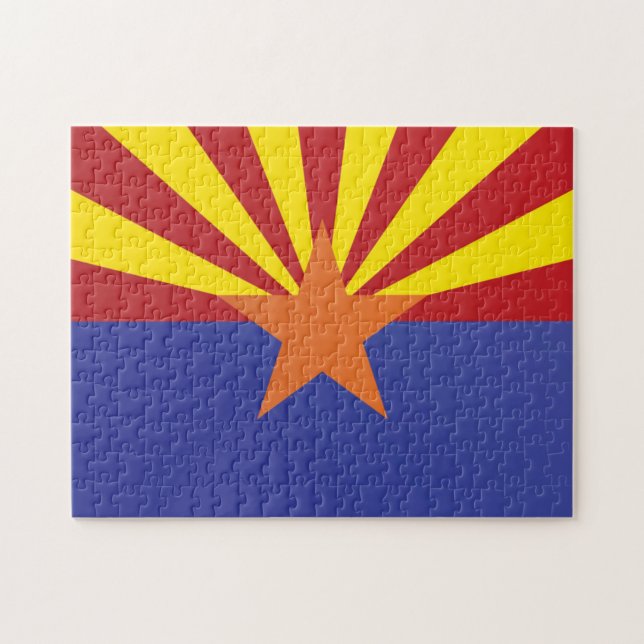 Staatsflagge Arizona, USA Puzzle (Horizontal)