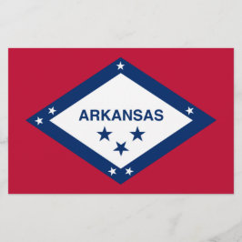 Staatsflagge Arkansas Briefpapier