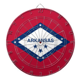 Staatsflagge Arkansas Dartscheibe