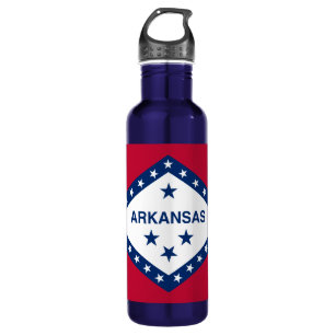 Staatsflagge Arkansas Edelstahlflasche