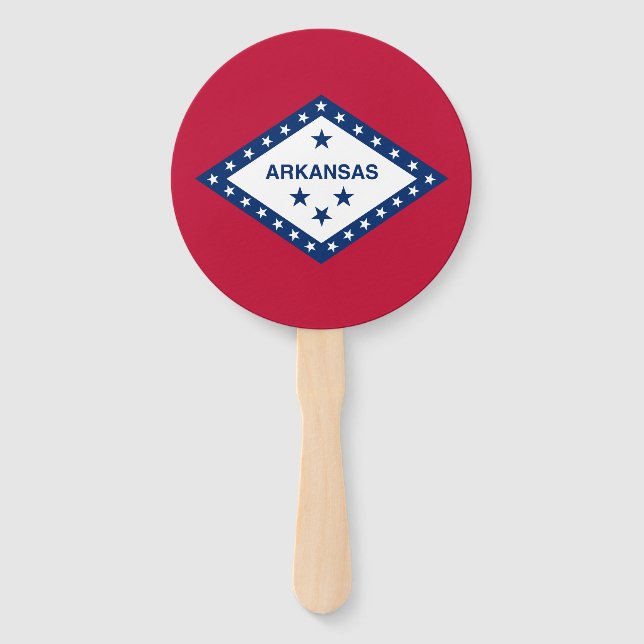 Staatsflagge Arkansas Fächer (Vorderseite)