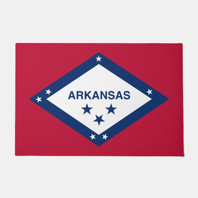 Staatsflagge Arkansas Fußmatte (Vorderseite)