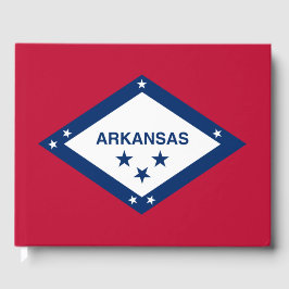 Staatsflagge Arkansas Gästebuch