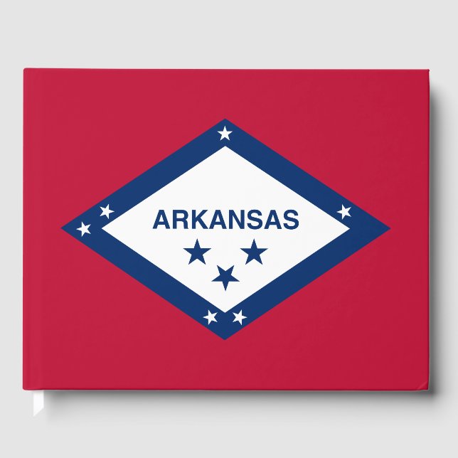Staatsflagge Arkansas Gästebuch (Vorderseite)