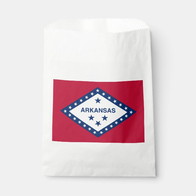 Staatsflagge Arkansas Geschenktütchen (Vorderseite)
