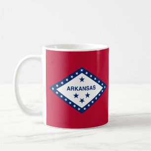 Staatsflagge Arkansas Kaffeetasse