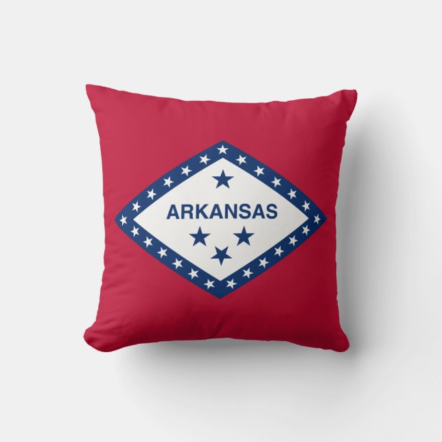 Staatsflagge Arkansas Kissen (Vorderseite)