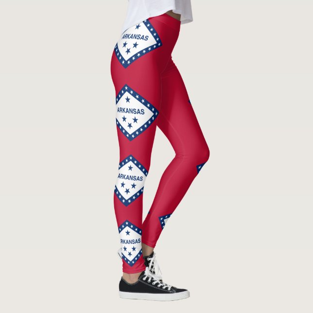 Staatsflagge Arkansas Leggings (Rechts)