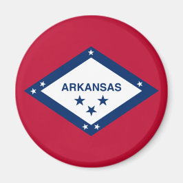 Staatsflagge Arkansas Magnet