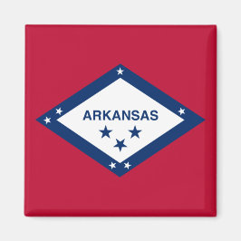 Staatsflagge Arkansas Magnet