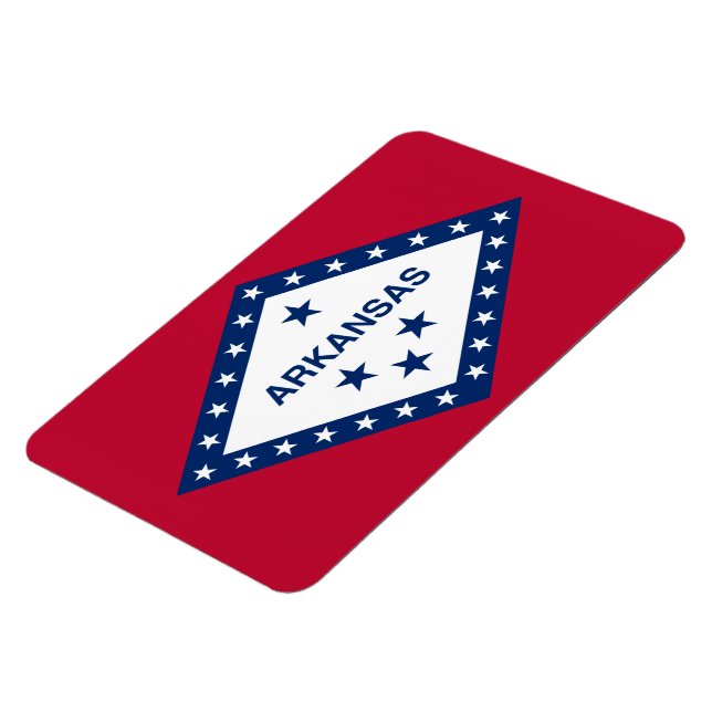 Staatsflagge Arkansas Magnet (Linke Seite)