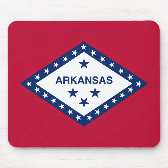 Staatsflagge Arkansas Mousepad (Vorne)