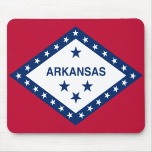 Staatsflagge Arkansas Mousepad