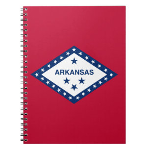 Staatsflagge Arkansas Notizblock
