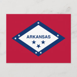 Staatsflagge Arkansas Postkarte