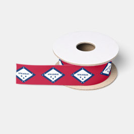 Staatsflagge Arkansas Satinband